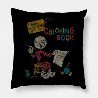 VINTAGE REDDY KILOWATT COLORING BOOK Pillow