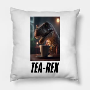 Tea-Rex #4 Pillow