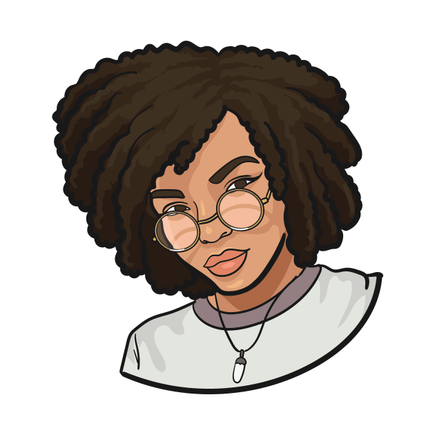 Black Girl Nerd by NaturallyBlack