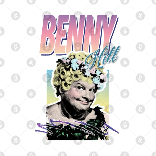 Benny Hill / 80s Retro Aesthetic Tribute Design by DankFutura