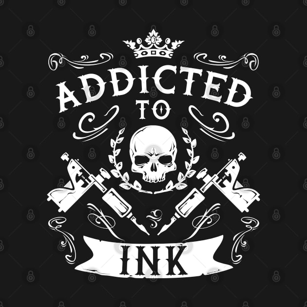 Addicted To Ink  Tattoo Artist Machine  Inked Skin Beards by Caskara