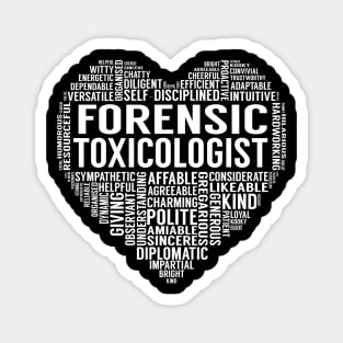 Forensic Toxicologist Heart Magnet