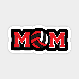 Volleyball Mom Red Magnet