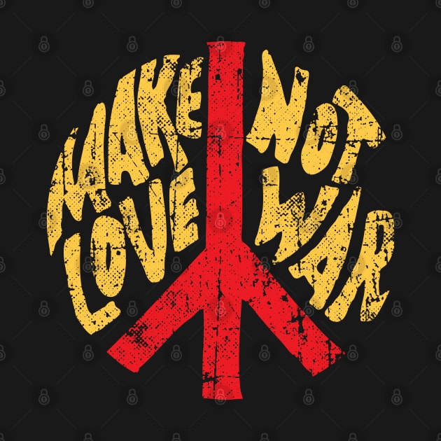 Make Love Not War Peace Sign by artbitz