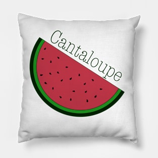 cantaloupe and watermelon Pillow