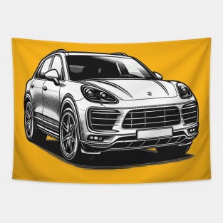 Porsche Cayenne Tapestry