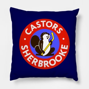 Defunct Sherbrooke Castors Hockey 1977 Pillow