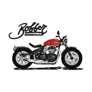 Triumph Bonneville Bobber Red T-Shirt