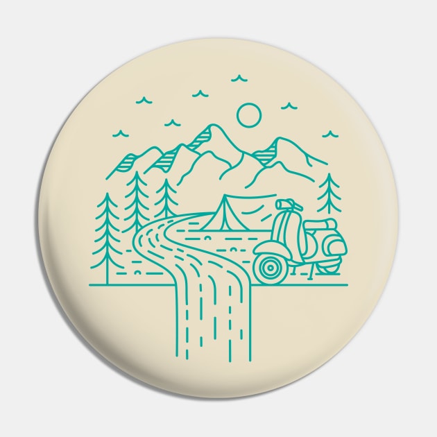 Scooter Adventure 3 Pin by VEKTORKITA