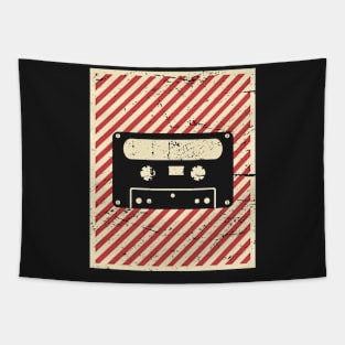 Vintage Style Cassette Poster Tapestry