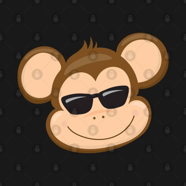 Cool Monkey Face by CraftyCatz