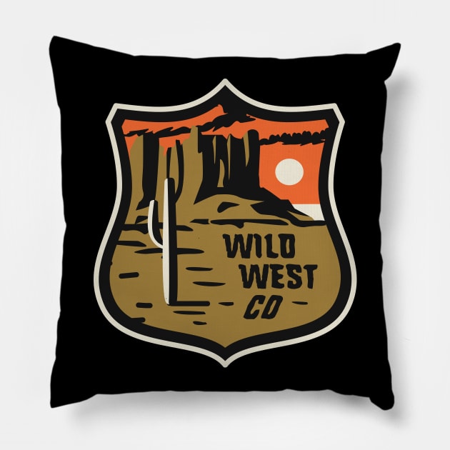 Wild West Pillow by TerpeneTom