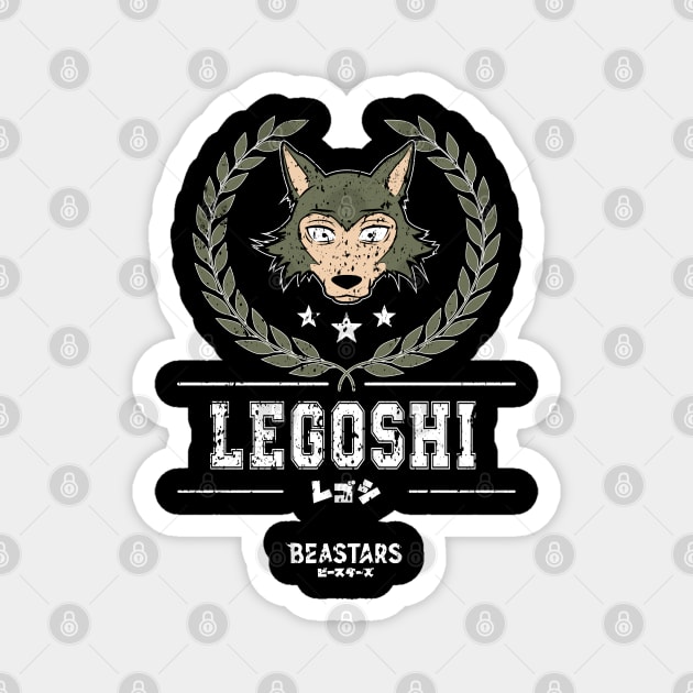 BEASTARS: TEAM LEGOSHI (GRUNGE STYLE) Magnet by FunGangStore