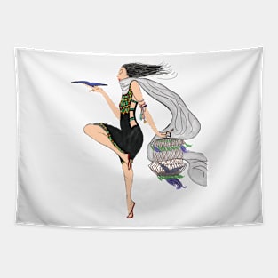 Dancing Free Tapestry