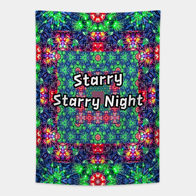 The starry night sky pattern. Tapestry by PatternFlower