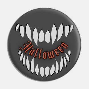 Halloween Scary Teeth Pin