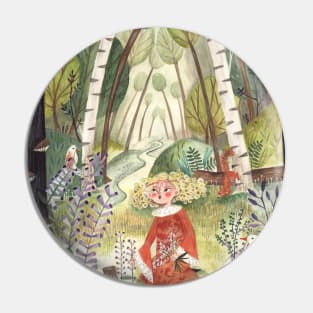 Kids Fairytale Folktale The forest of Lilacs Pin