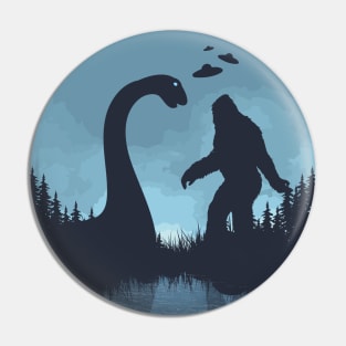 Bigfoot Loch Ness Monster Ufos Pin