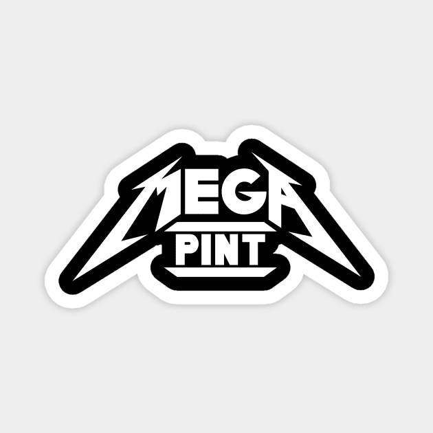 Mega Pint Magnet by RetroReview