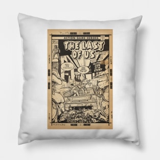 The Last of Us 2 - Ambush Comic cover line art fan art Pillow