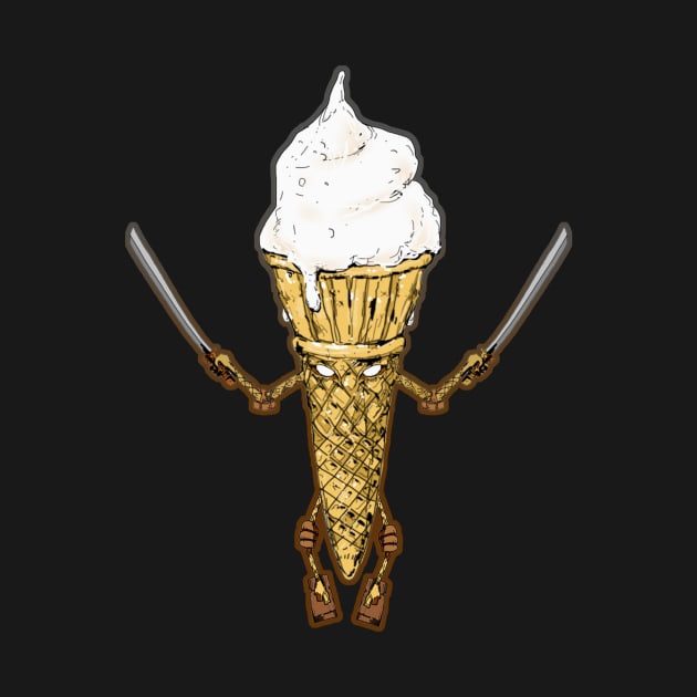 Ninja Icecream by MJHiblenART