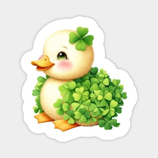 Clover Chicken St Patricks Day Magnet