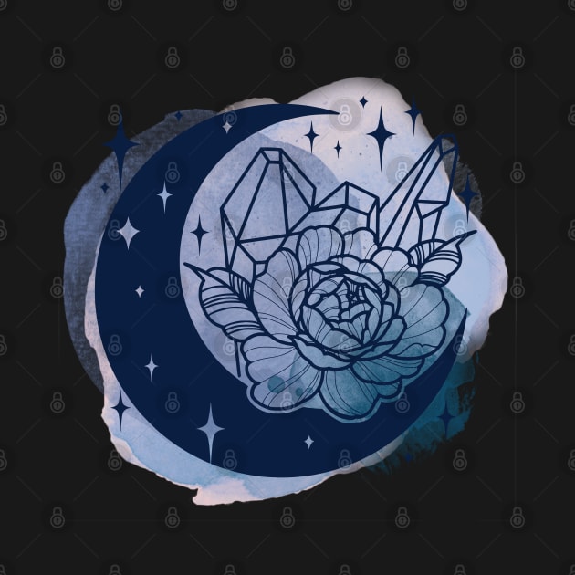 Crystal Moon Flower by ontheoutside