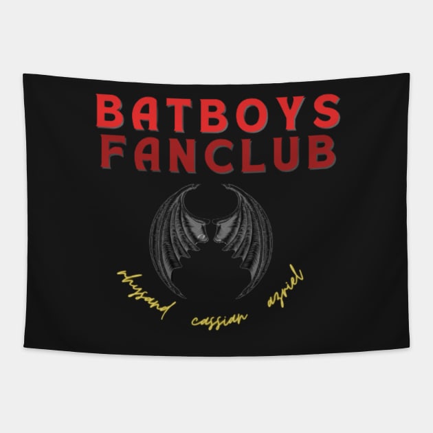 Batboys Fanclub Tapestry by harjotkaursaini