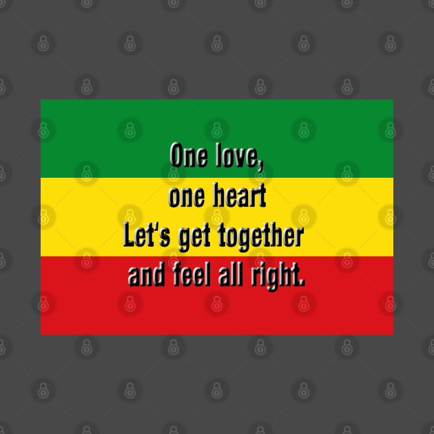 One love Rasta flag by MasterChefFR