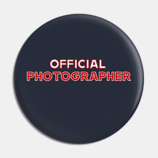 official photographer paparazzi Pin