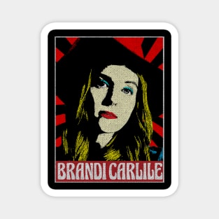 Brandi Carlile 80s Pop Art Style Magnet