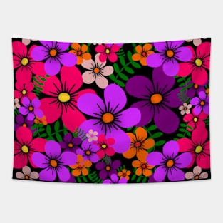 floral pattern blooming flower meadow bloom tendril blooms Tapestry