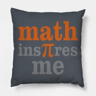 Math Inspires Me Pillow