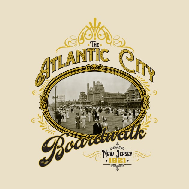 Atlantic City Boardwalk by MindsparkCreative