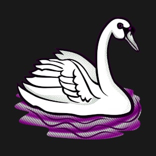 Asexual Pride Swan T-Shirt