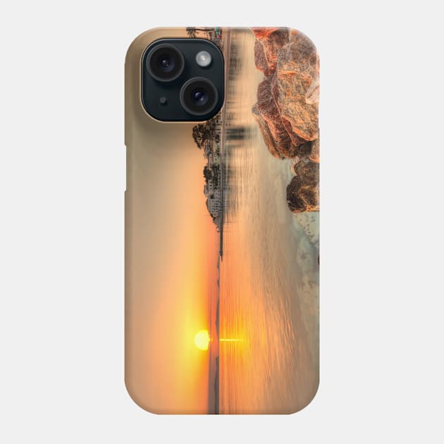 Sunrise from Spetses island, Greece Phone Case by Constantinos Iliopoulos Photography