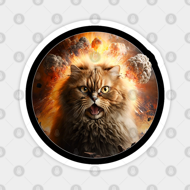 Cat Explosion Funny Dramatic Maine Coon Cat Villain Cat Lover Gifts