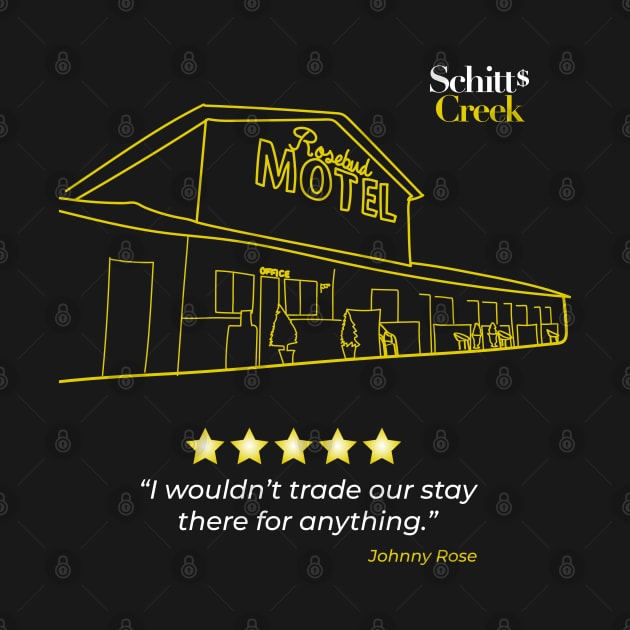 Schitt's Creek Rosebud Motel and Review by Johnny Rose by YourGoods