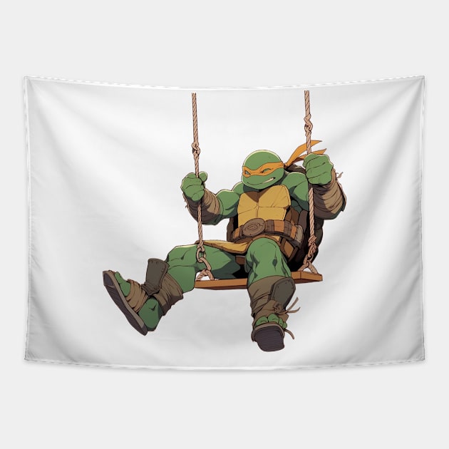 michelangelo Tapestry by lets find pirate