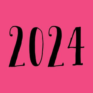 2024 black T-Shirt