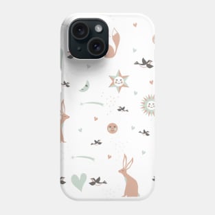 The hare and the fox. Phone Case