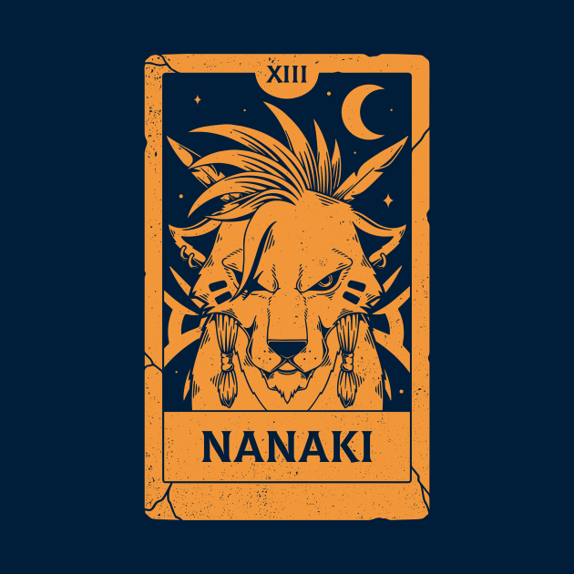 Nanaki Tarot Card by Alundrart