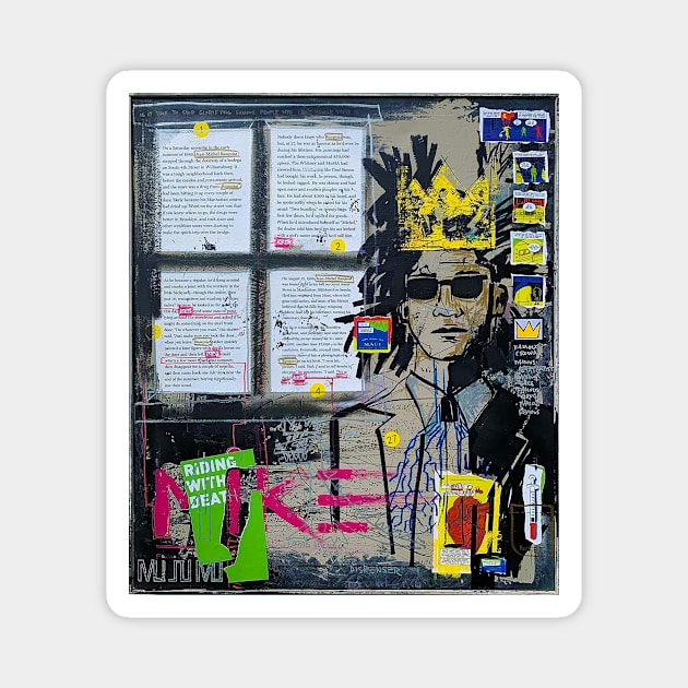 MIKE Magnet by Basquiat