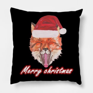 Santa fox Pillow