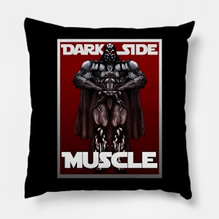 Dark side muscle-clean Pillow