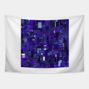 Night in the City Irregular Pattern Tapestry