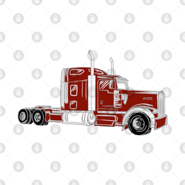 American Kenworth Truck by Aurealis