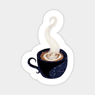 Space latte mug Magnet