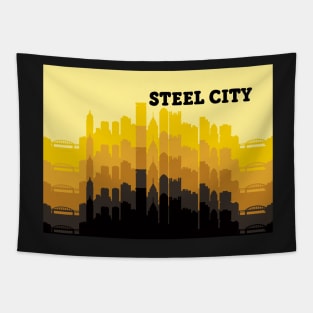 Steel City Pittsburgh Tapestry