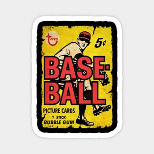 VINTAGE BASEBALL - TOPPS CARDS 1 STICK Magnet